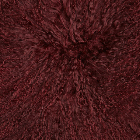 Schommel Stoel Cover | Tibetaanse schapenvacht Burgundy