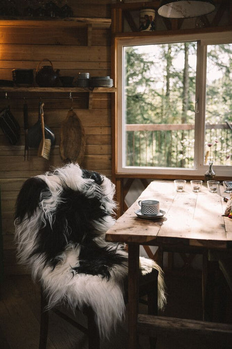IJslandse Schapenvacht | Langharig | 90 cm Natuurlijk Brisa