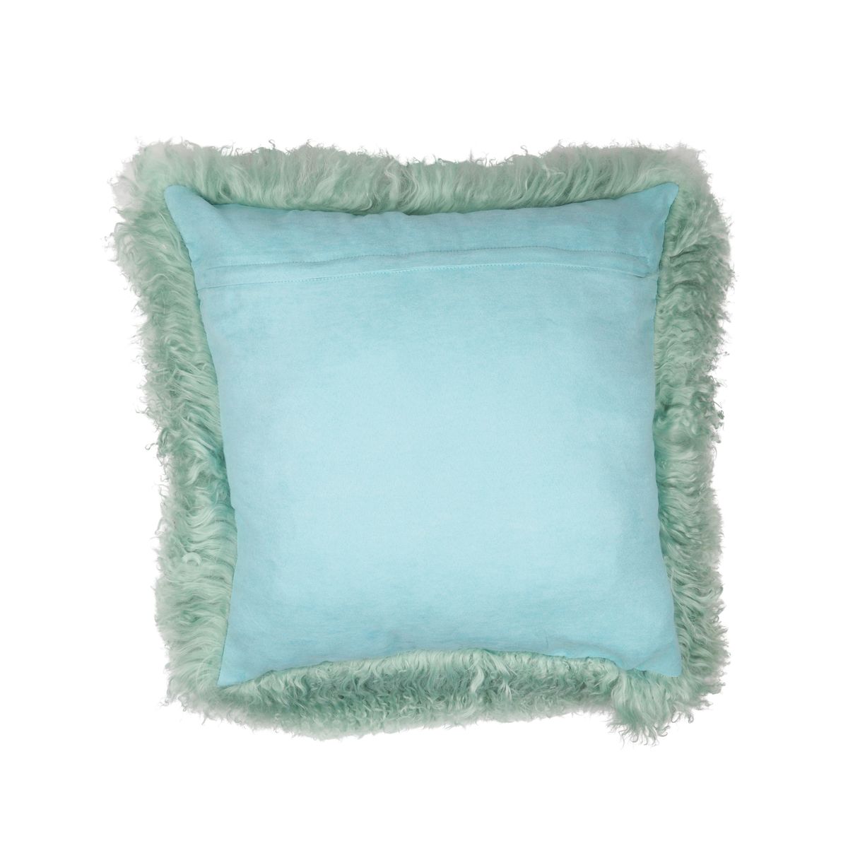 Lamsvachtkussen | Tibet | 50x50 cm Mint Groen