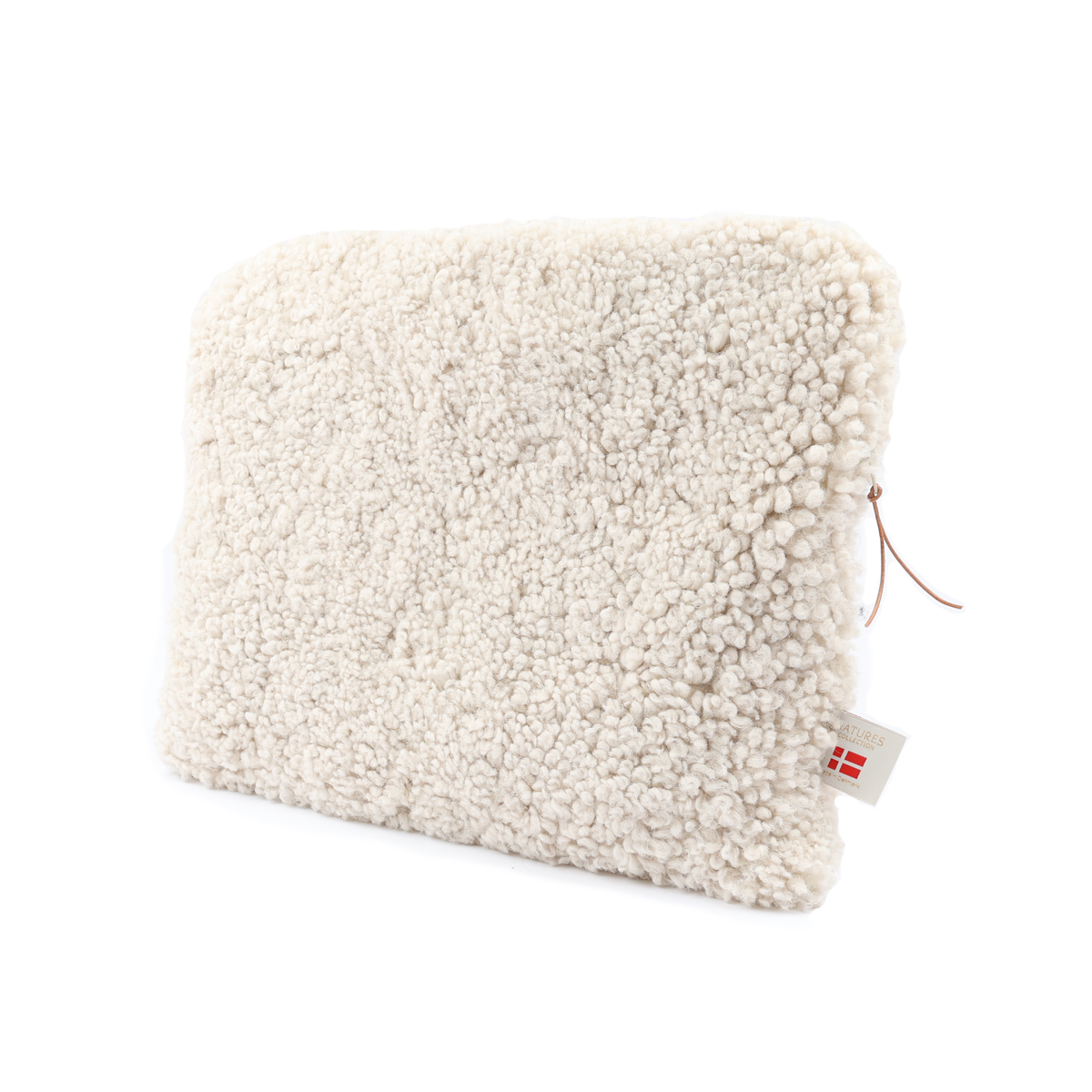 Schapenvacht Laptop Hoes | 36x28 cm Parelgrijs