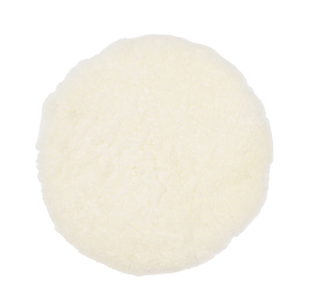 Schapenvacht Stoel Cover | Kortharig | Ø34 cm Wit