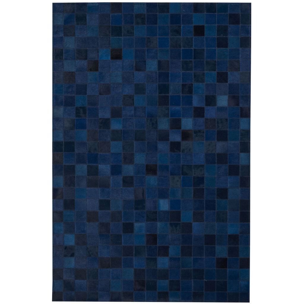 Koeienhuid Design Vloerkleed Venice | 170x240 cm Marineblauw