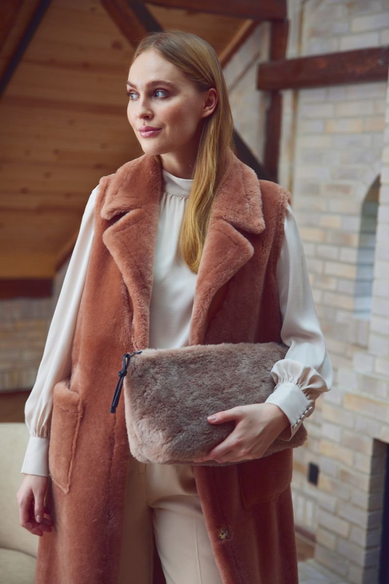 Raelynn Vest Mokka Bruin