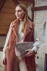 Raelynn Vest Mokka Bruin