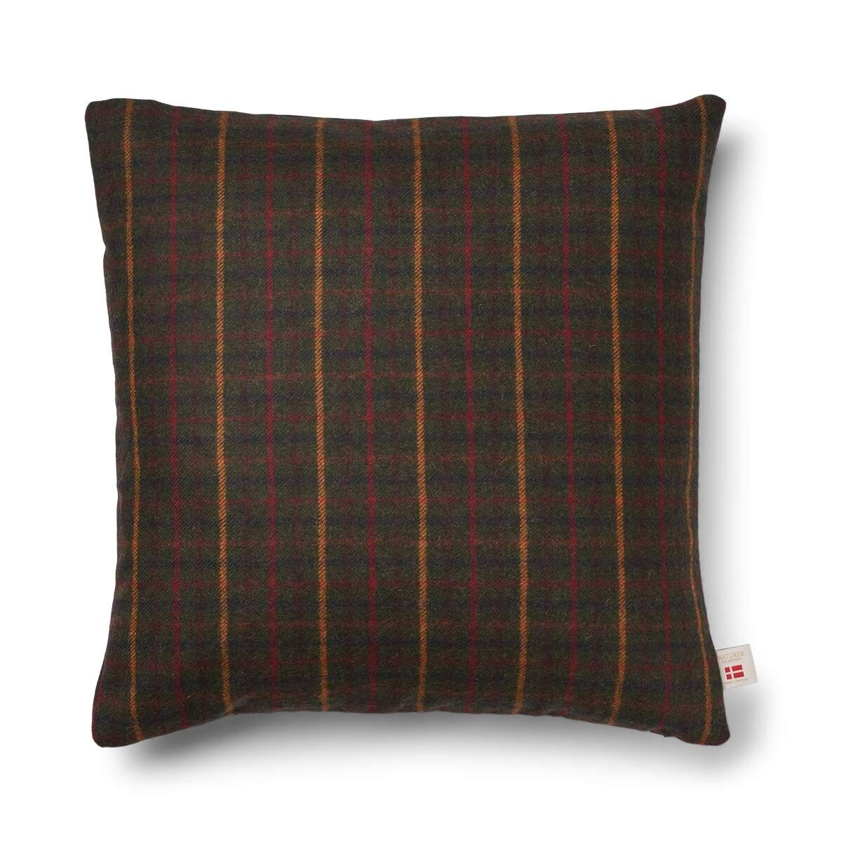 Dubbelzijdig Wollen Kussen | 52x52 cm | 34x52 cm Kilberry Fir-Donkergroen