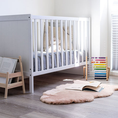 Baby Schapenvacht | Kortharig | Nieuw-Zeeland | 95 cm Lichtroze