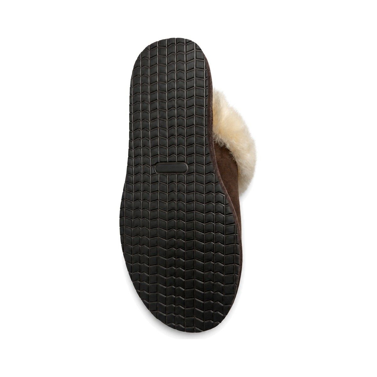 Nordic Curly Pantoffel Chocolade