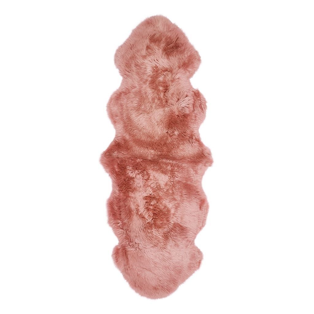 Premium | Dubbele Nieuw- Zeelandse schapenvacht | Langharig | 180 cm Roze