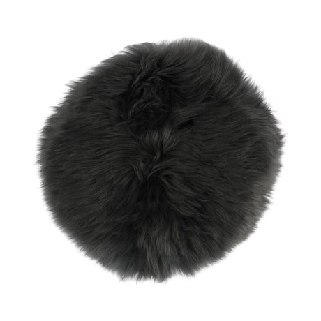 Stoel Cover Premium | Langharig | Nieuw Zeeland | Ø34cm Staal Grijs