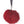 Pompon Sleutelhanger Intens rood