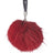Pompon Sleutelhanger Intens rood
