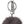 Pompon Sleutelhanger Donkergrijs