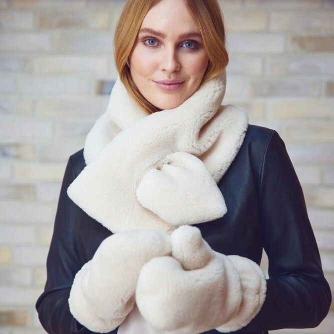 Monta Sjaal Beige