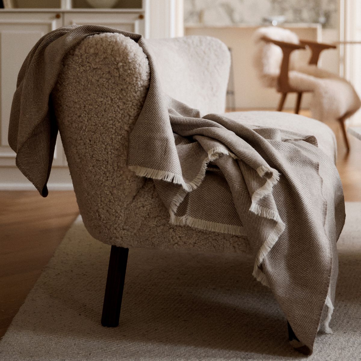Sidsley Plaid | 130x200 cm Donkerbruin