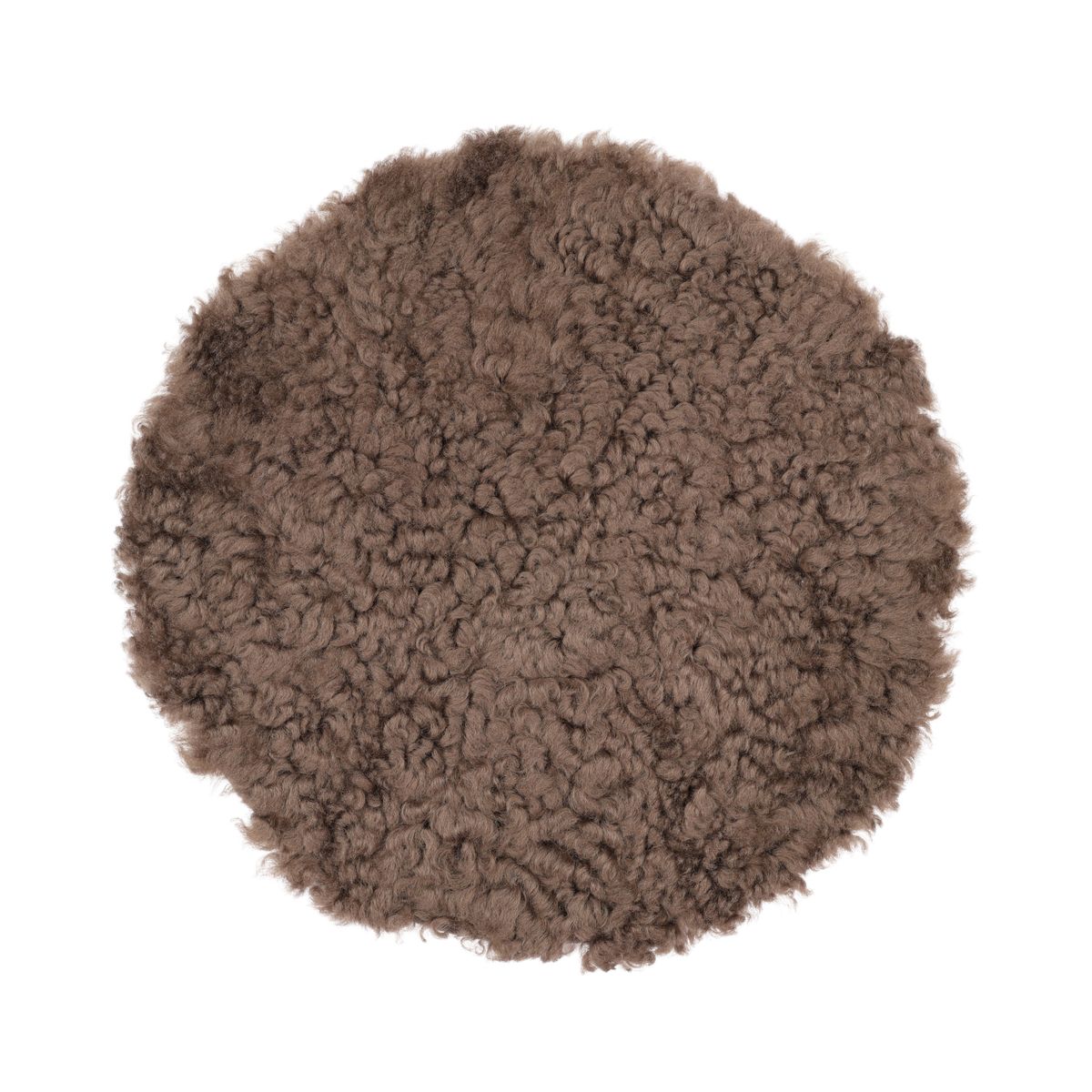 Schapenvacht Stoel Cover | Kortharig | Ø34 cm Paddestoel