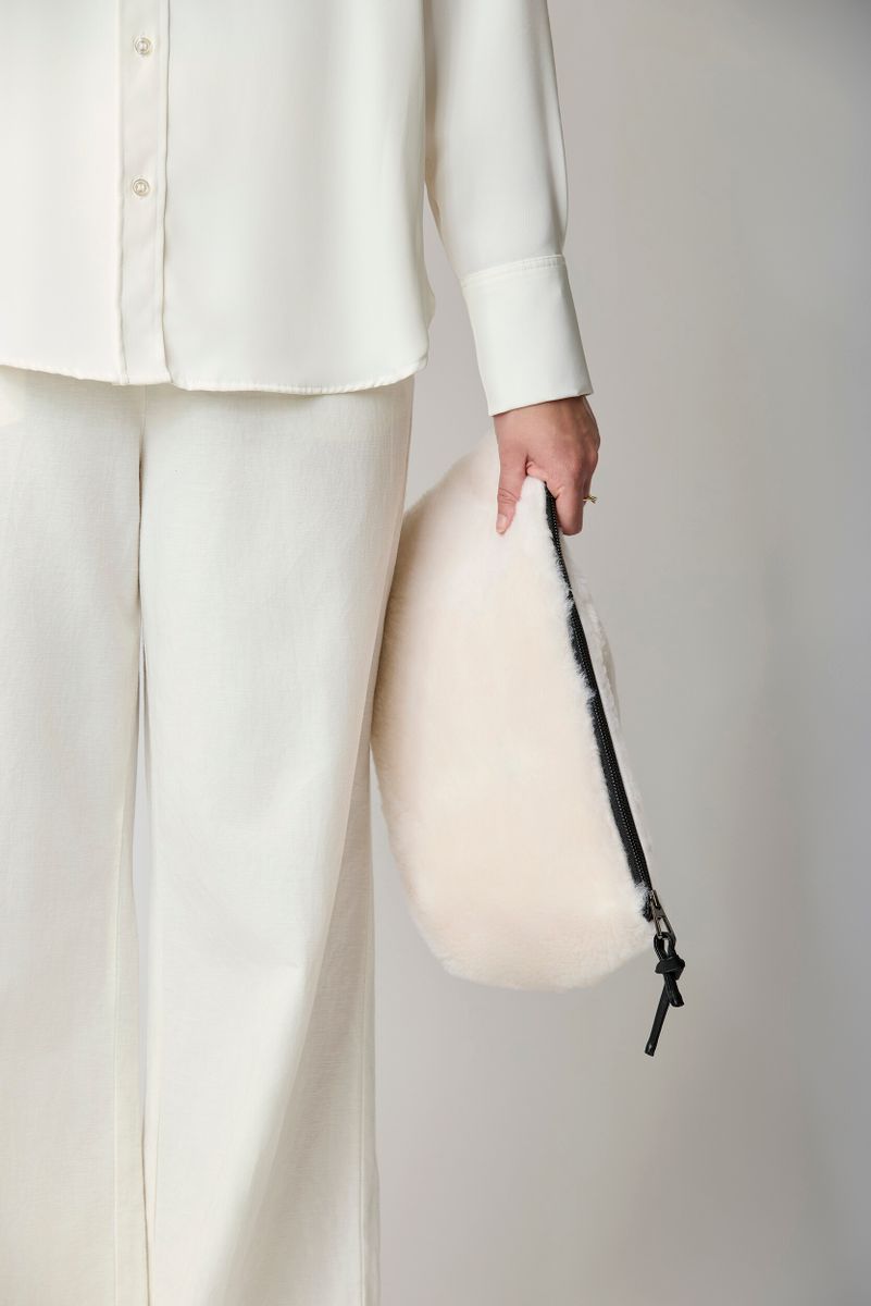 Havana Maxi Clutch Tas Wit