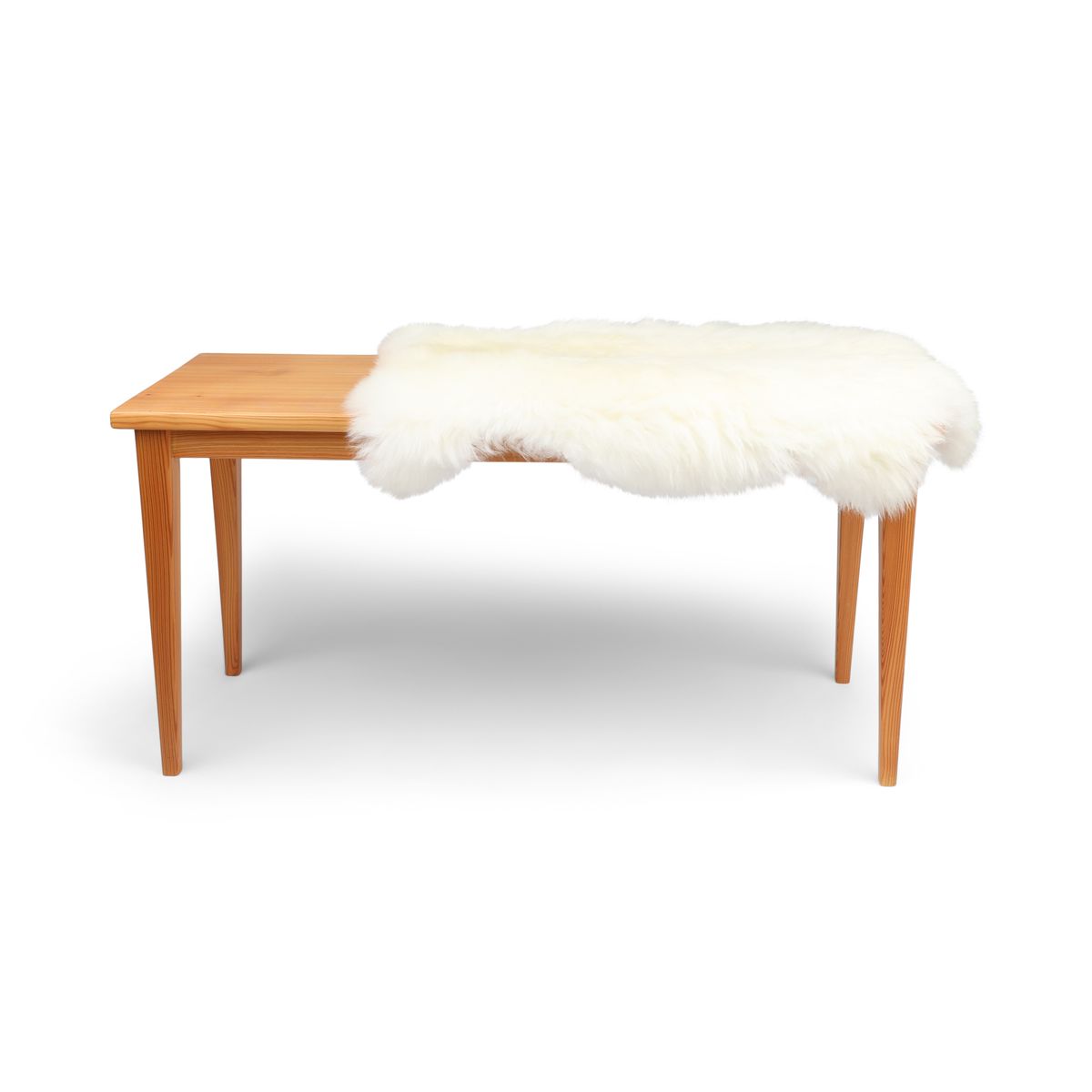 Nieuw-Zeelandse schapenvacht | 70+ cm Ivoor