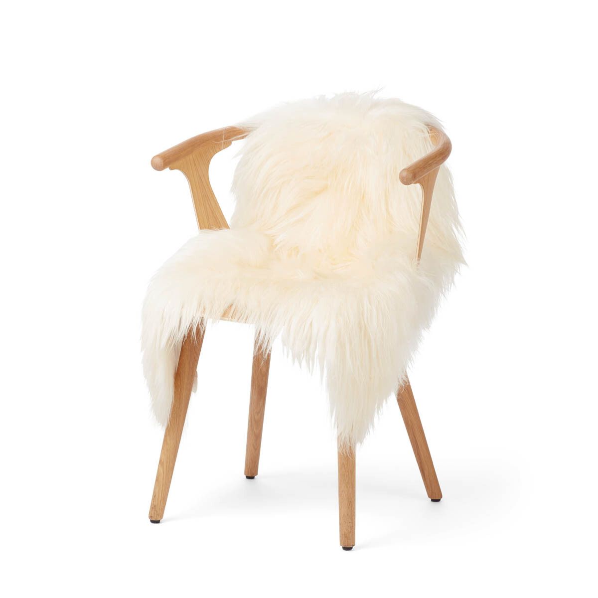 IJslandse Schapenvacht | Langharig | 90 cm Off White