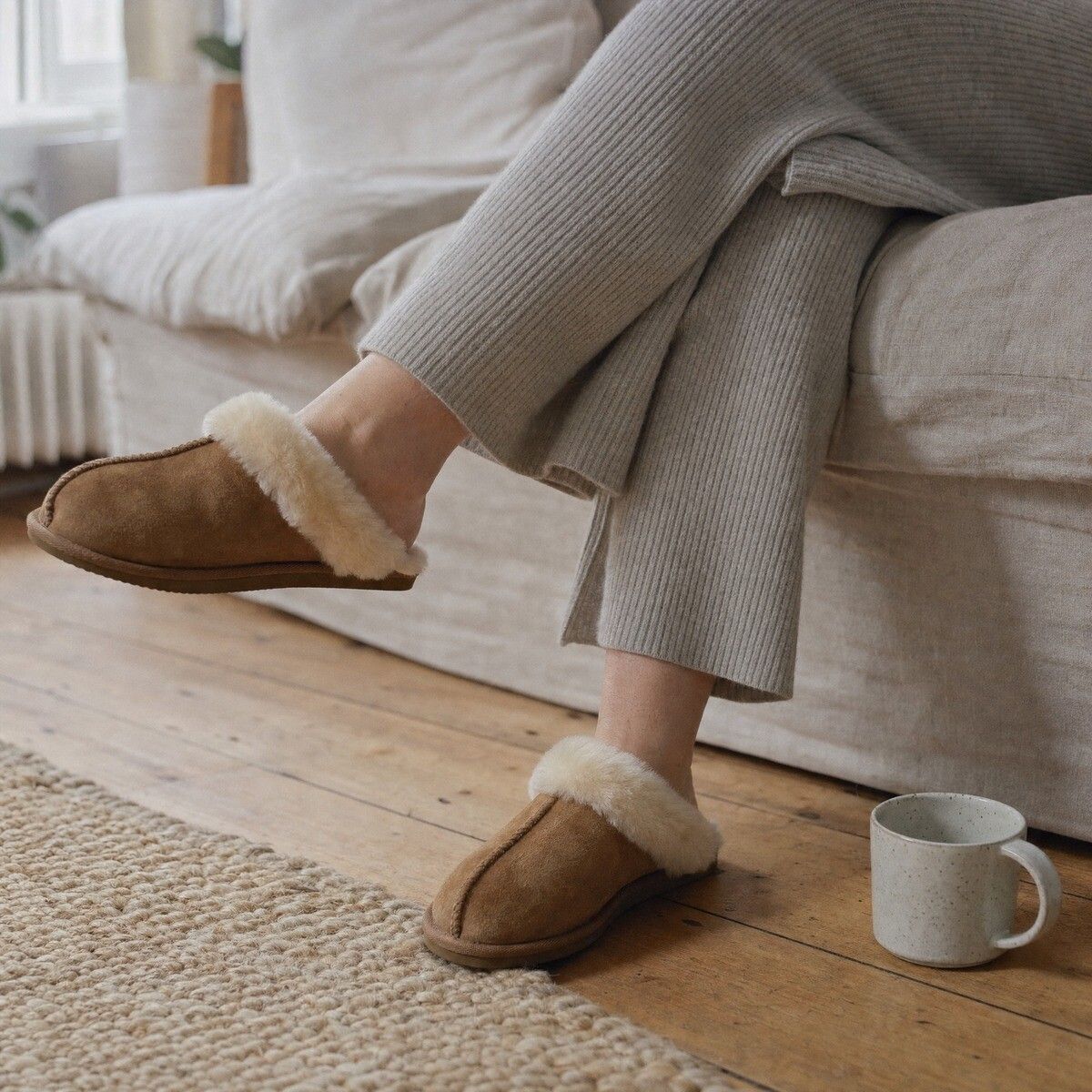 Nordic Curly Pantoffel