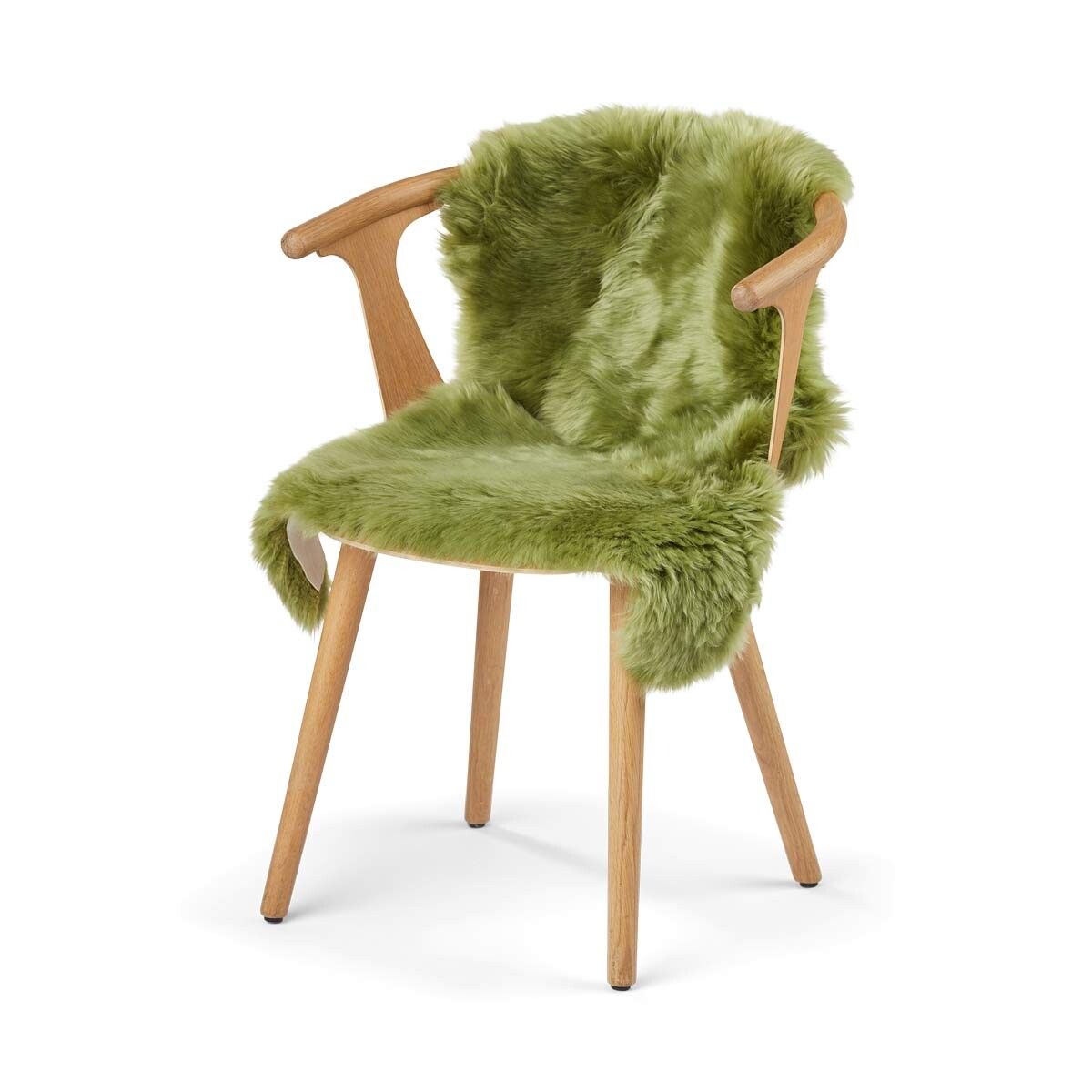 Merino Schapenvacht | Nieuw- Zeeland | Langharig | 100 cm Groen 