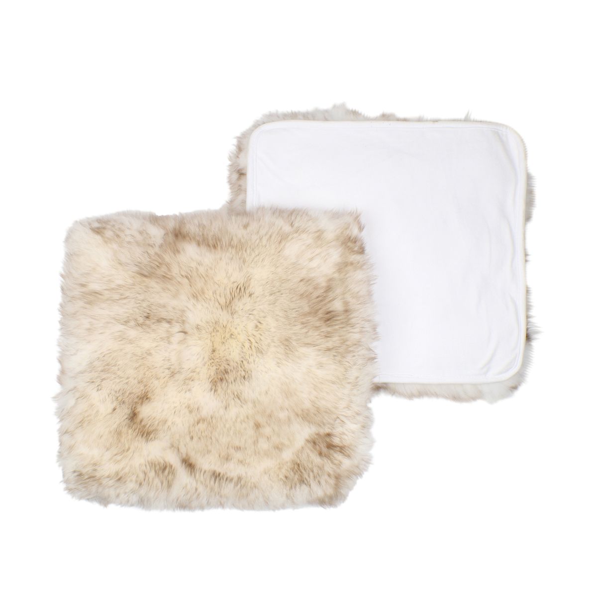 Stoel Cover | Met Backing | Langharig | Nieuw- Zeeland | 40x40m cm Wolf Tip