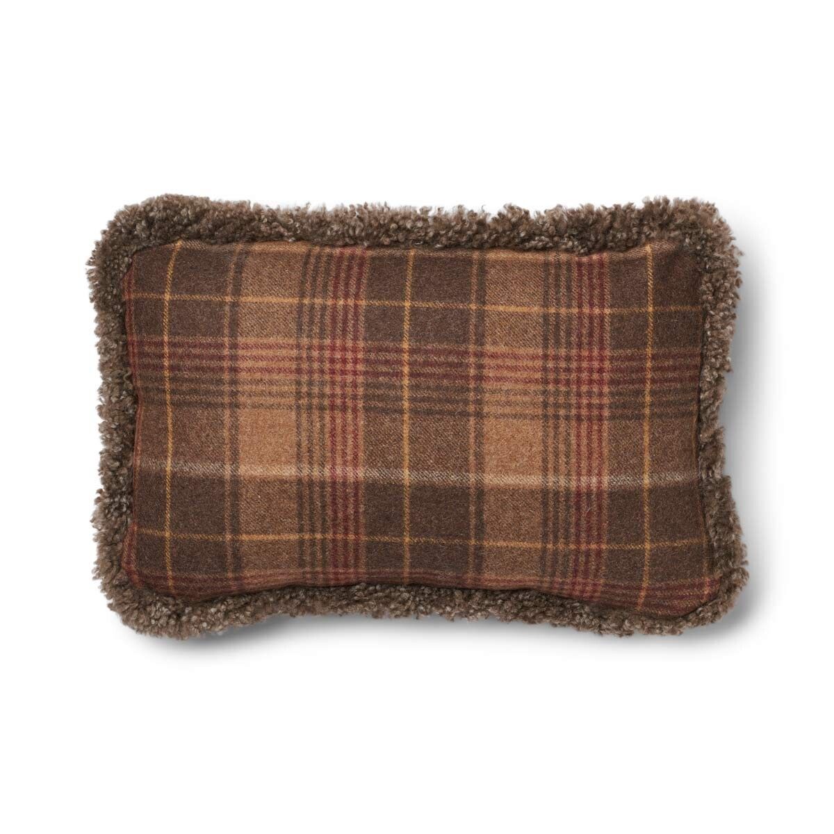 Schapenwol Kussen | Dubbelzijdig | KW rand | 52x52 cm | 34x52 cm