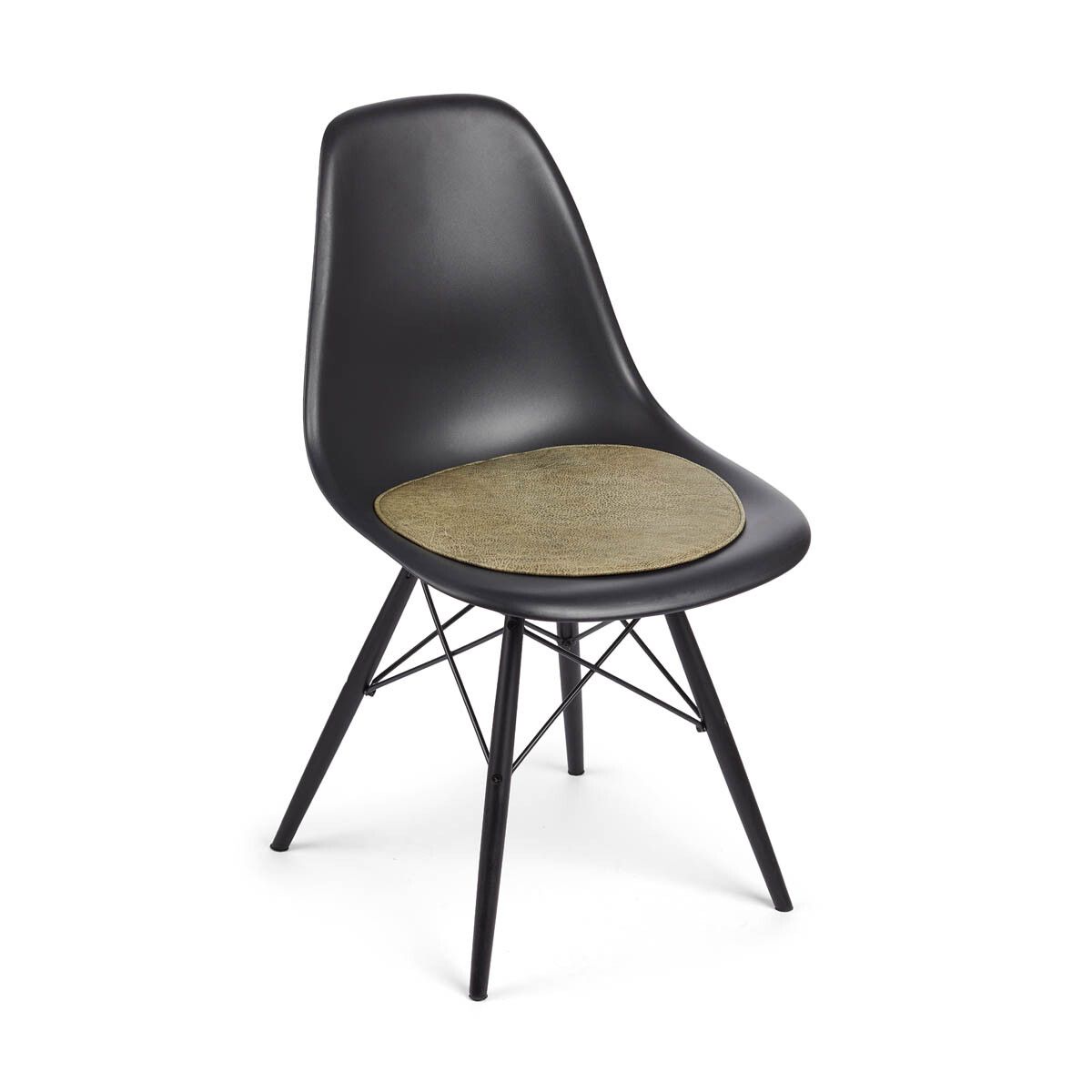Kalflederen Stoel Cover | Ø38 cm