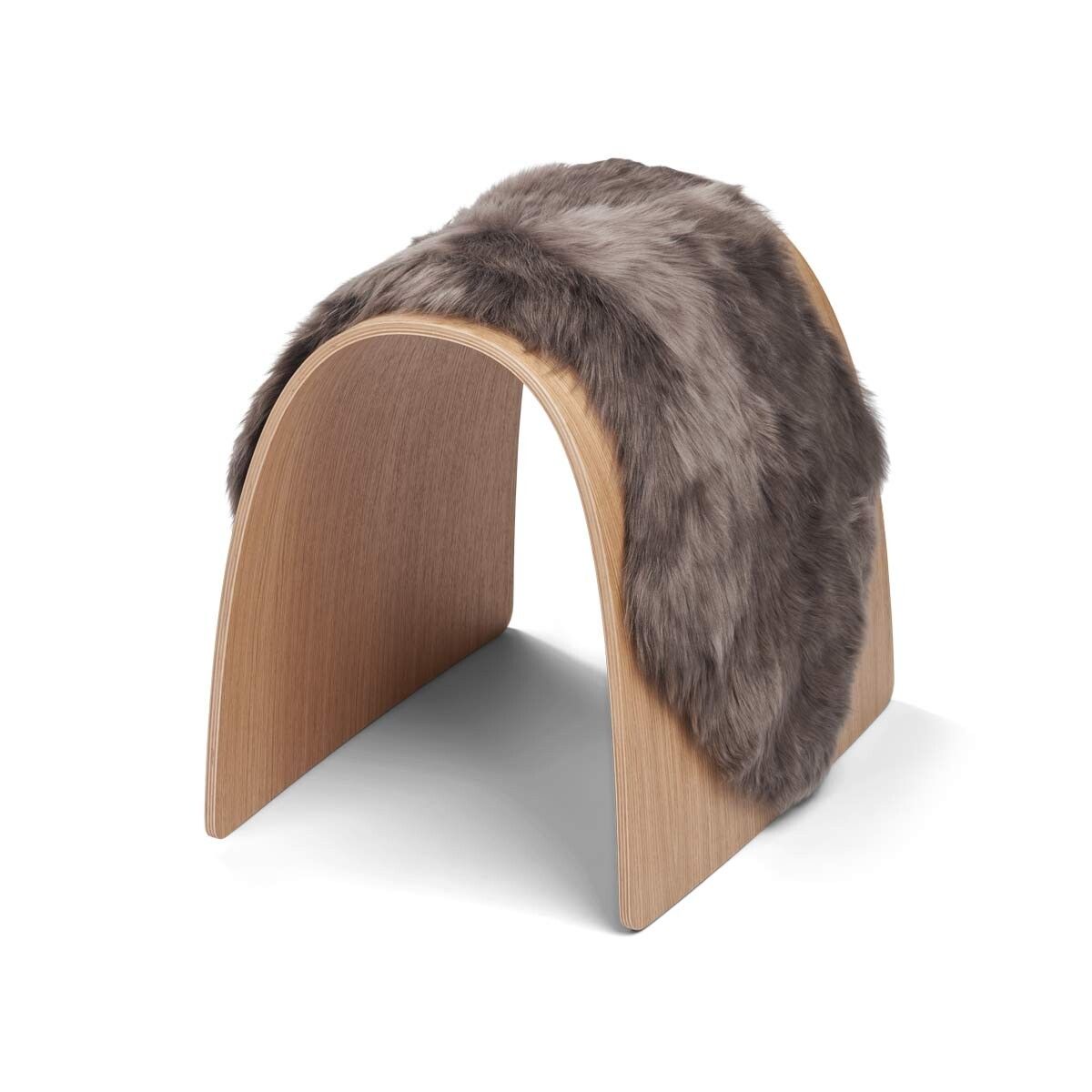 Schapen Kruk Cover | Lange Wol Walnoot bruin