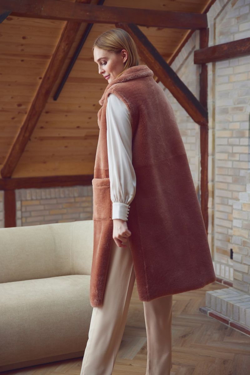 Raelynn Vest Mokka Bruin