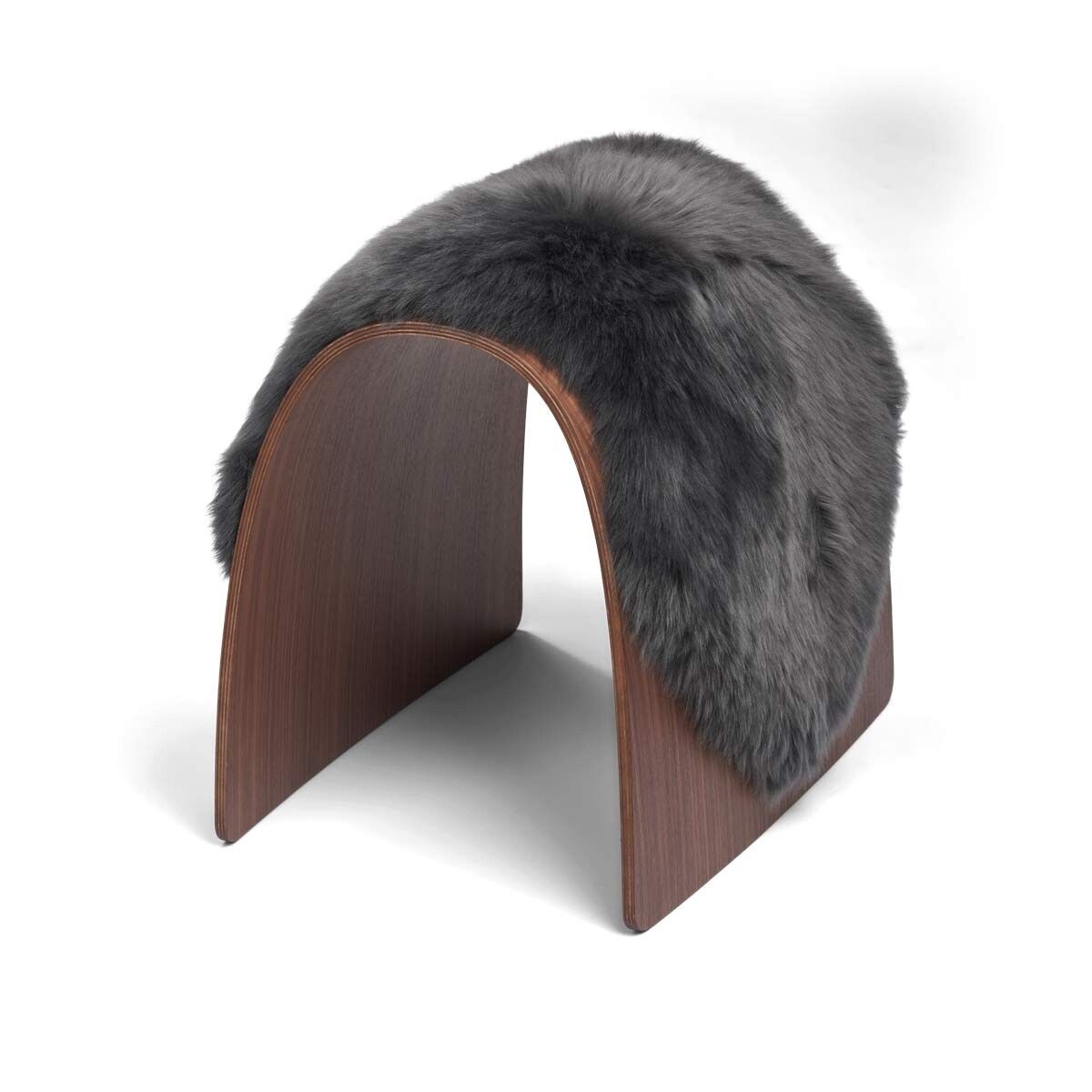 Schapen Kruk Cover | Lange Wol Staal Grijs
