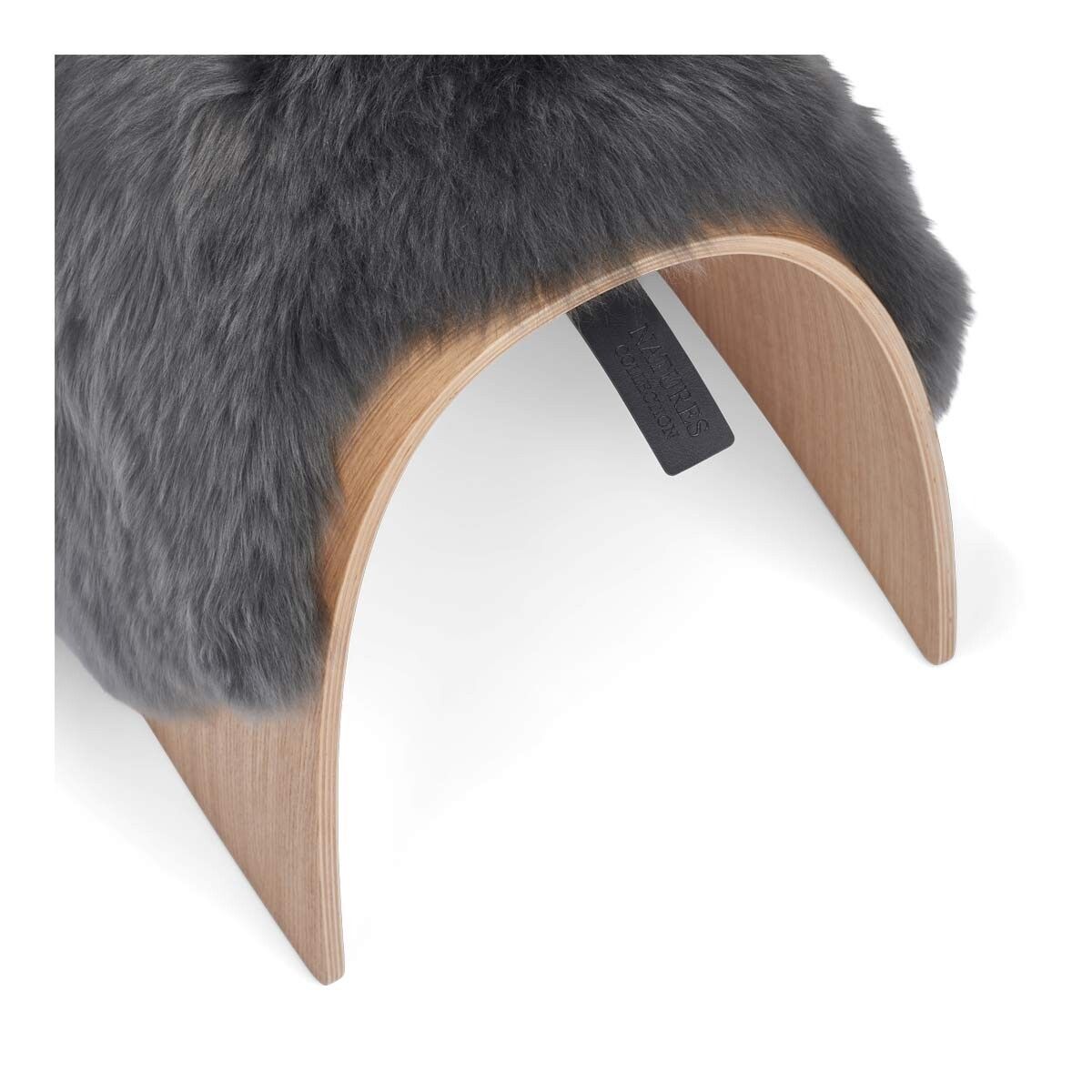 Schapen Kruk Cover | Lange Wol Staal Grijs