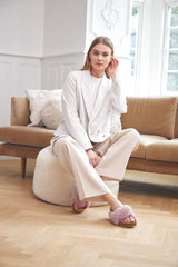 Lilly Cross Slipper Roze Paars