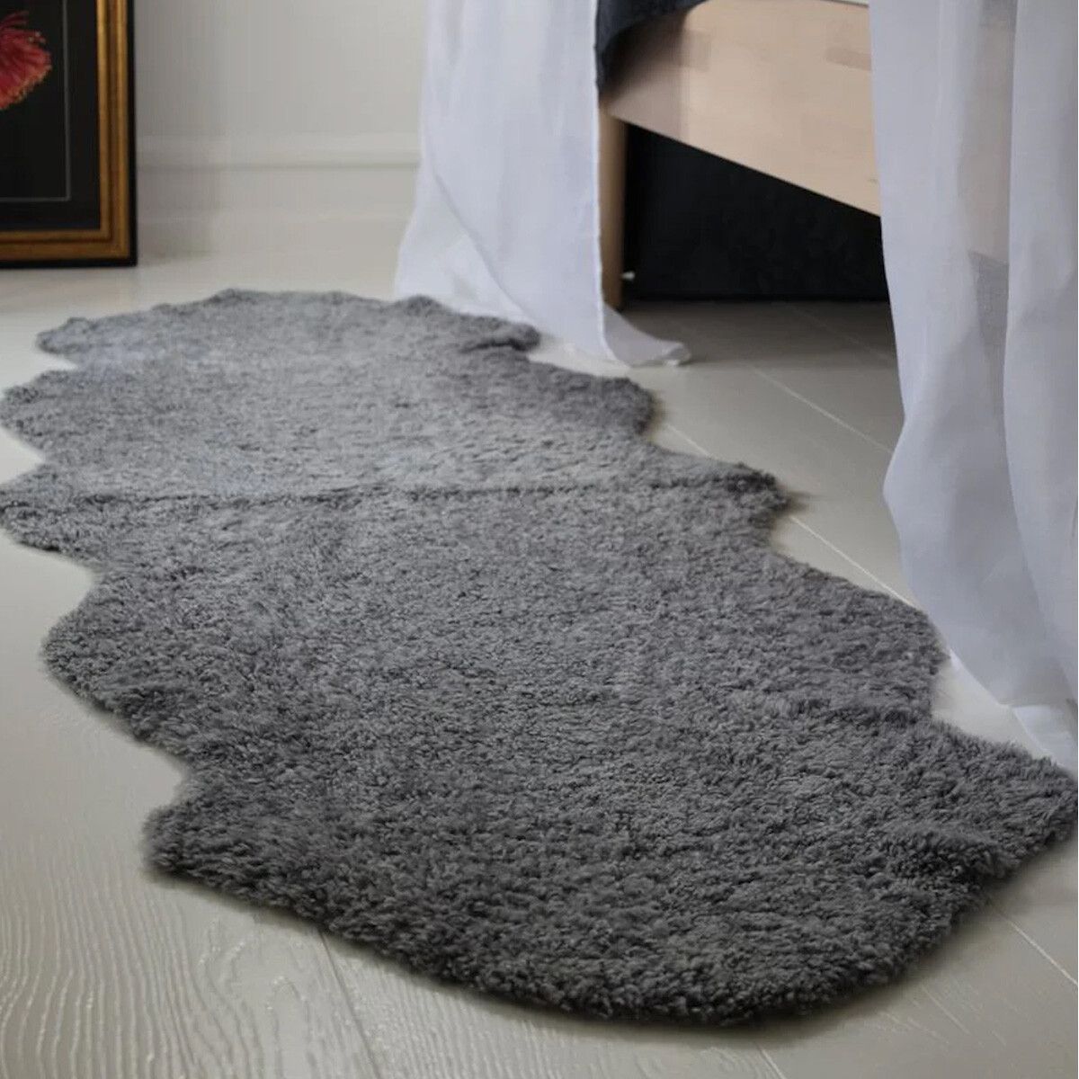 Dubbele Merino Schapenvacht | Kortharig | Nieuw- Zeeland | 180x60cm