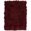 Plaid van Curly Schapenvacht | 140x180 cm Burgundy