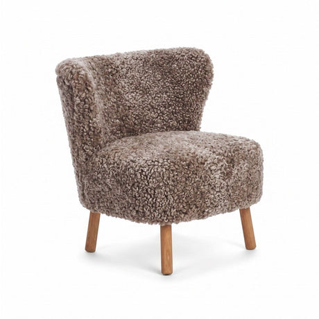 Emil Loungestoel | Kortharige Schapenvacht Cappuccino