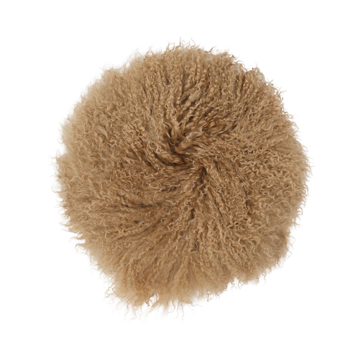 Tibetaanse Schapenvacht Stoel Cover | 34cm Sand Taupe