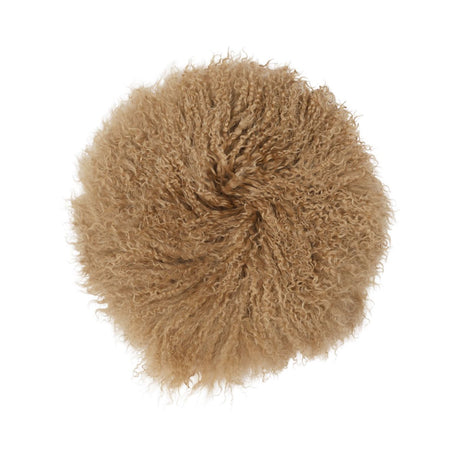 Tibetaanse Schapenvacht Stoel Cover | 34cm Sand Taupe
