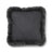 Wollen Kussen | LW rand | 52x52 cm Rots/Staal