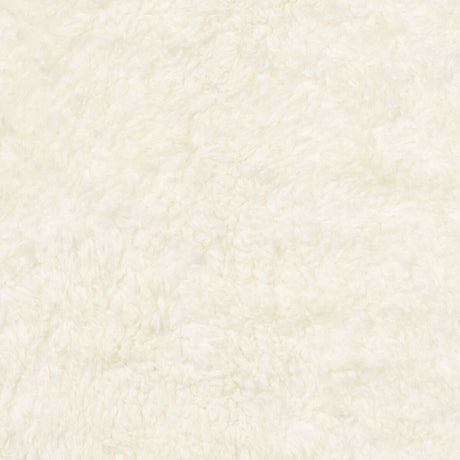 Kortharige Curly Schapenvacht Schelp Design Kleed | 210x150 cm Ivoor