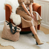 Premium | Nieuw- Zeelandse schapenvacht | Kortharig | Kleed 180x110 cm Antraciet Grijs