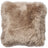 Langharig Schapenvacht Kussen | Dubbelzijdig | New Zealand | 45x45 cm Taupe