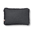Kortharig Schapenvacht Kussen | Tweezijdig | 52x52 cm | 34x52 cm Houtskool/Antraciet