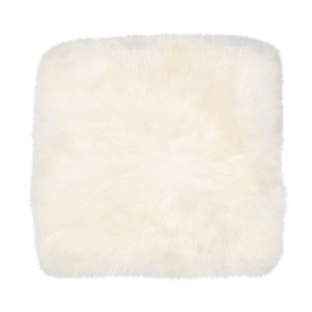 Stoel Cover | Met Backing | Langharig | Nieuw- Zeeland | 40x40m cm Ivoor