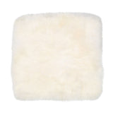 Stoel Cover | Met Backing | Langharig | Nieuw- Zeeland | 40x40m cm Ivoor