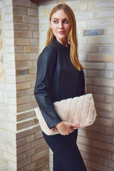 Hannah Clutch Tas Beige