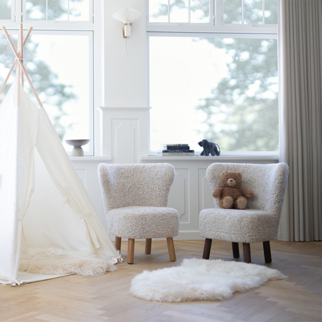 Emma Mini Loungestoel Antraciet Grijs