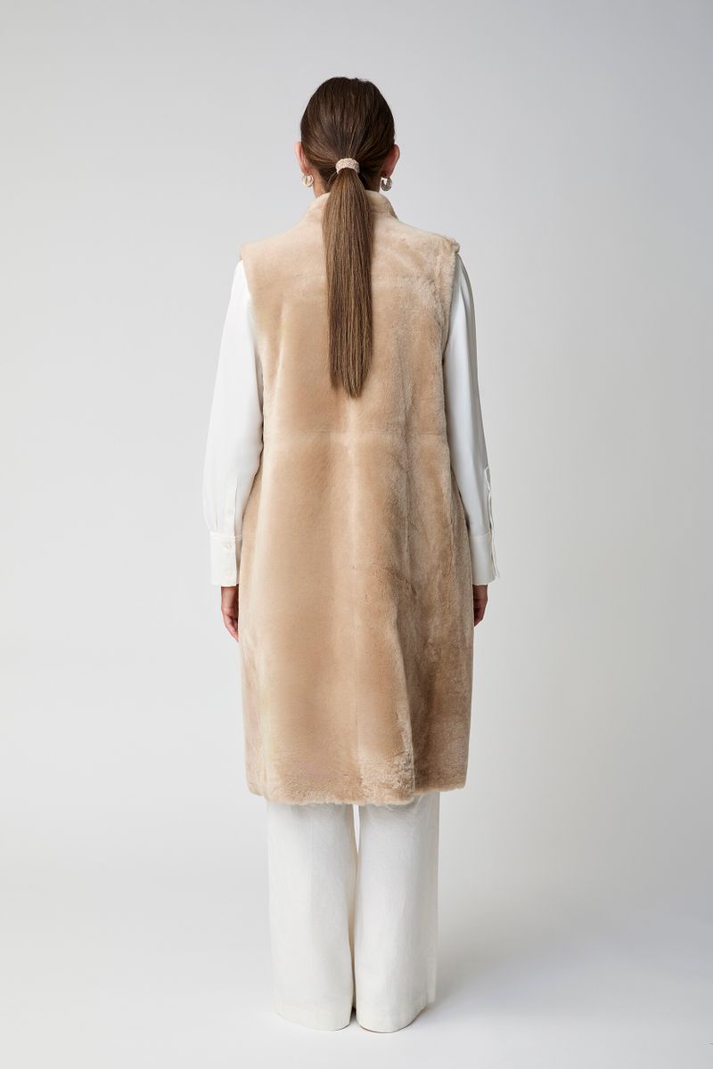 Carmen Vest Camelbruin