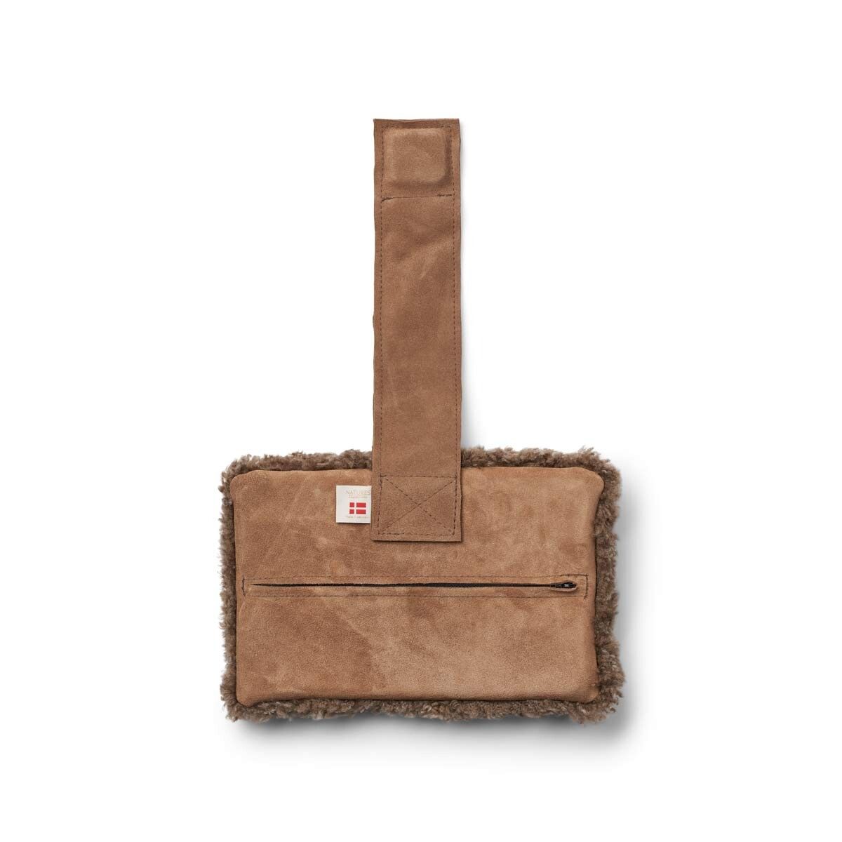 Hoofdsteun | Kortharige wol Taupe