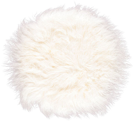 Curly Cake Kussen | Ø38 cm | Ø45 cm | Ø62 cm Ivoor