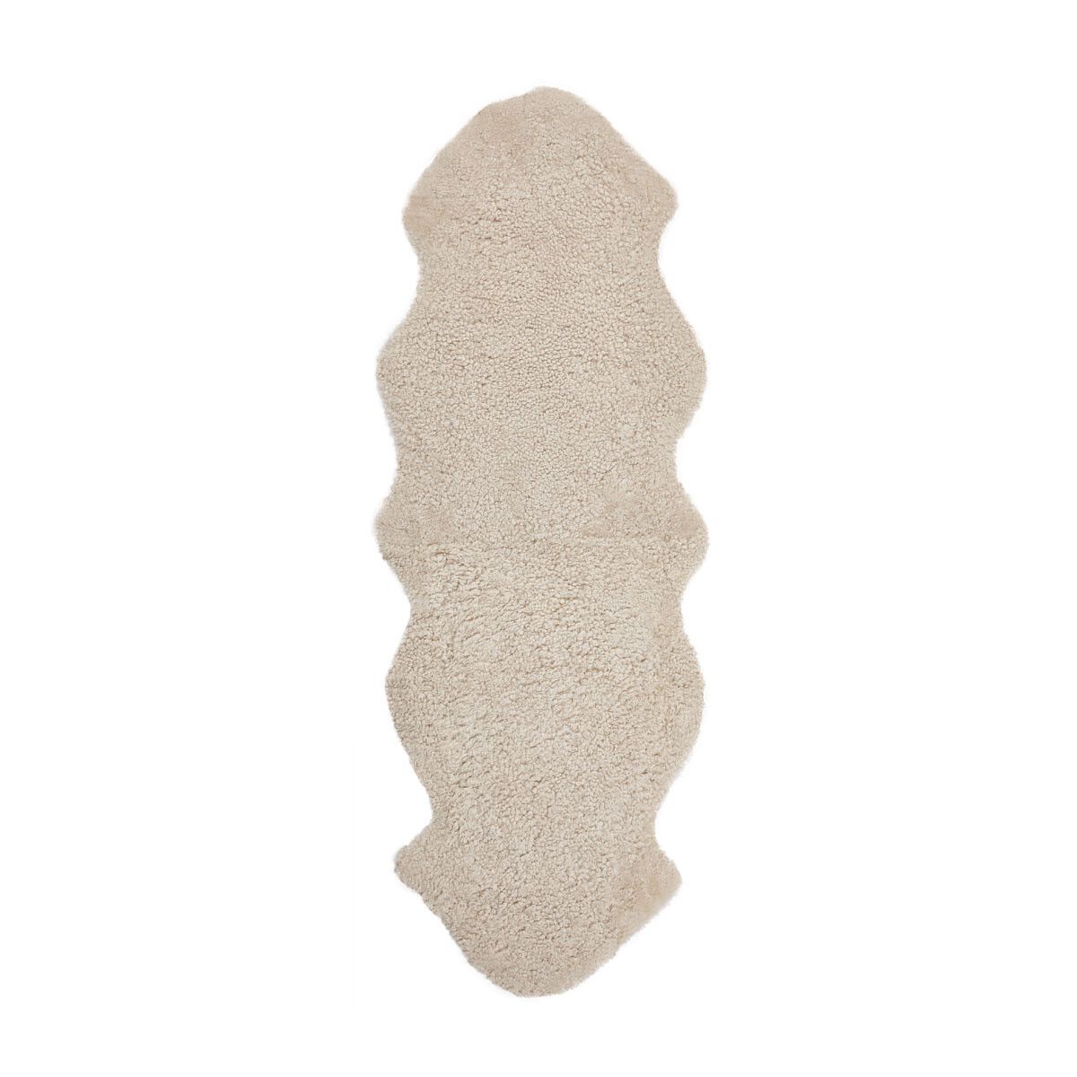  Dubbele Schapenvacht | Nieuw-Zeelandse Schapenvacht | Curly Kortharig | 170x60 cm